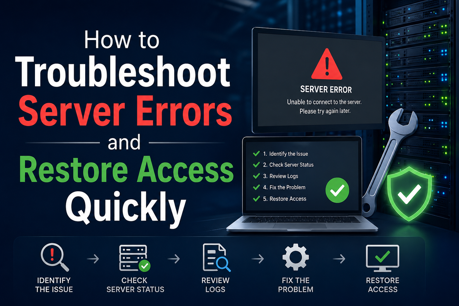 How to Troubleshoot Server Errors and Restore Access Quickly